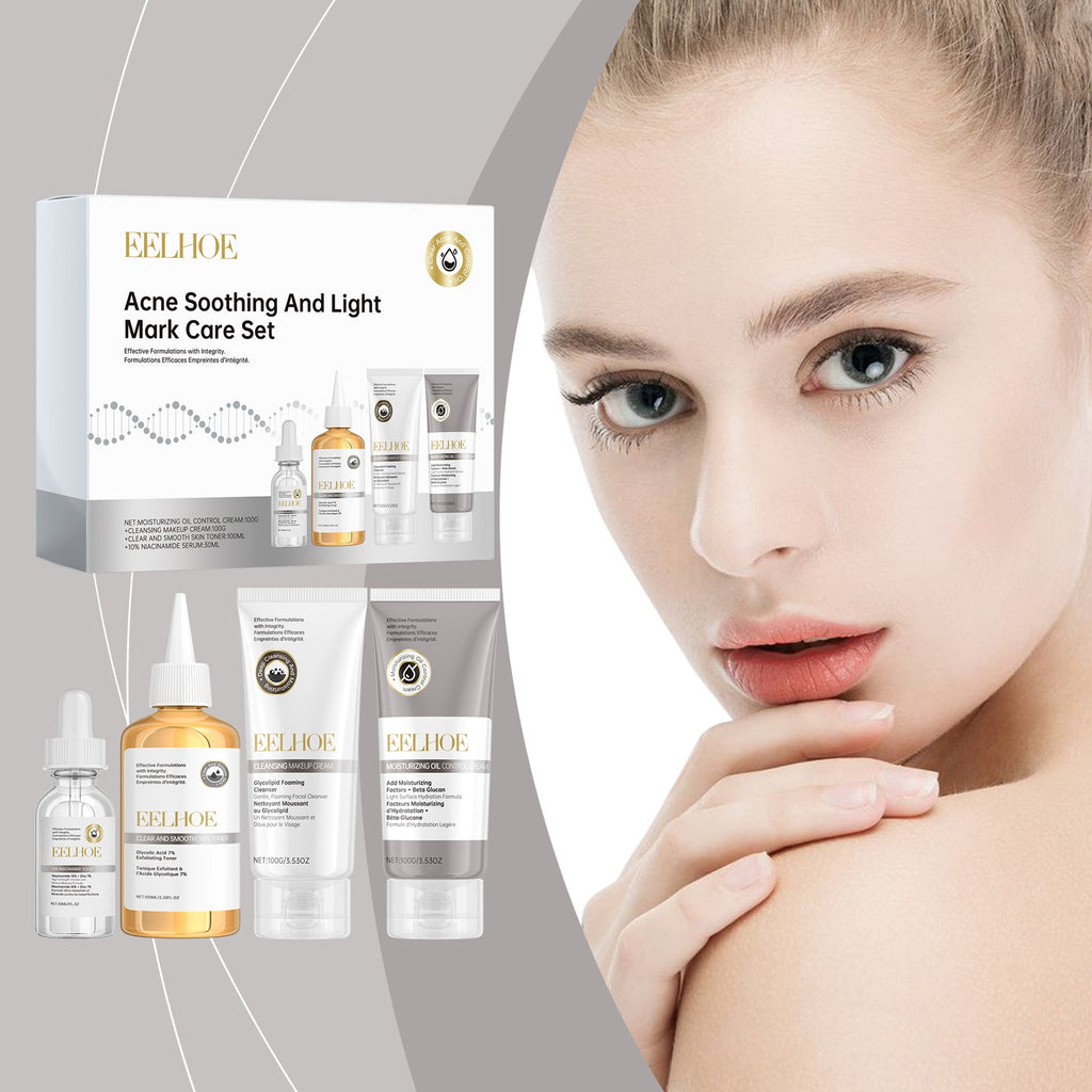 Acne Care Set Brightening Skin Gentle Moisturizing Repair Skin Moisturizing facial set