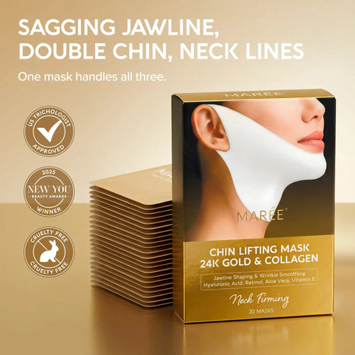 24K Gold V-Line Lifting Mask 20 PCS Maree